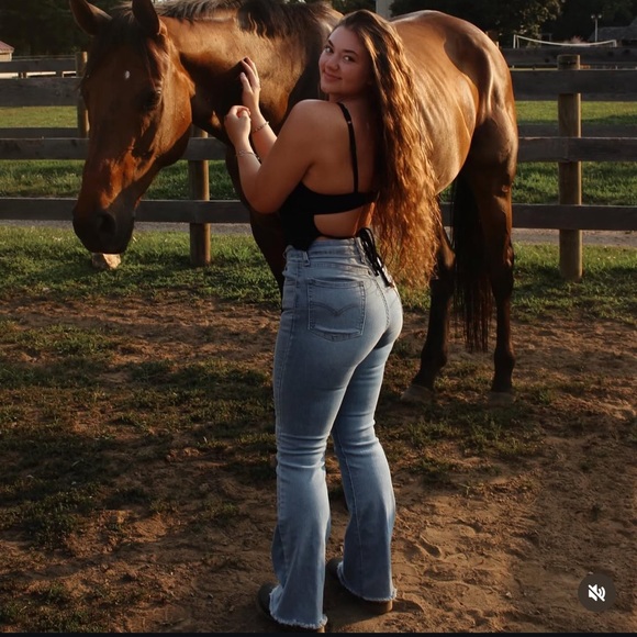 Levi’s 726 Flare Jeans Size 29 - Picture 9 of 9